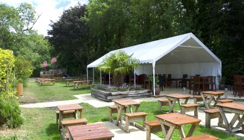 Pub Garden Barbecue Sussex