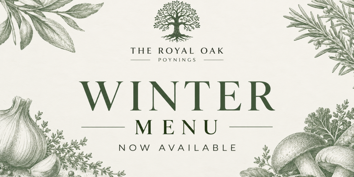 Winter menu now live